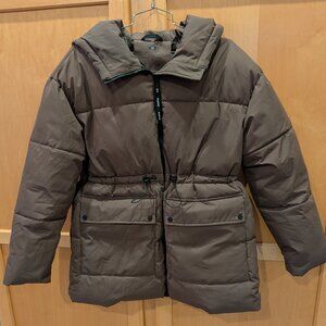 PUFFIT Warm Brown Outerwear Coat